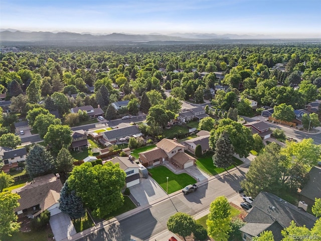 7351 S Marion St, Centennial, CO 80122 - aerial view of residential area with a mountainous background