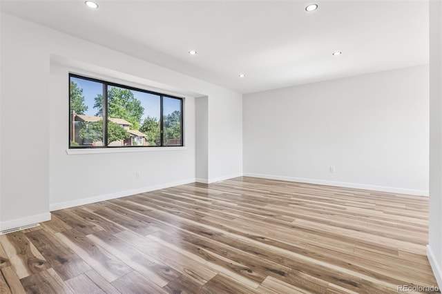 7351 S Marion St, Centennial, CO 80122 - spare room featuring recessed lighting and light wood finished floors