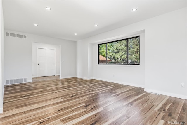 7351 S Marion St, Centennial, CO 80122 - unfurnished room featuring recessed lighting and light wood-style floors