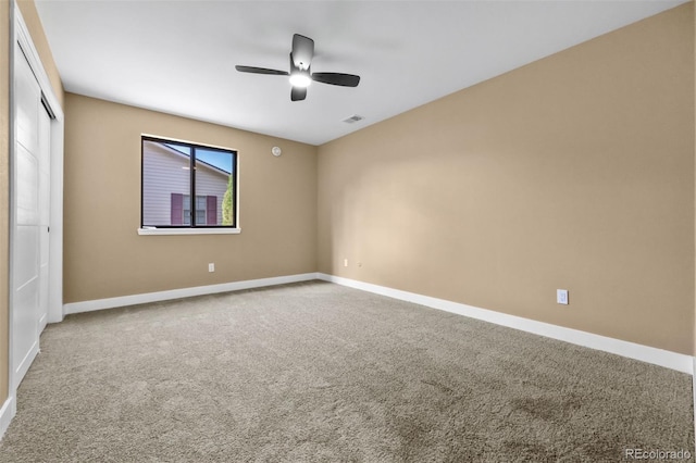 7351 S Marion St, Centennial, CO 80122 - unfurnished bedroom featuring carpet and ceiling fan