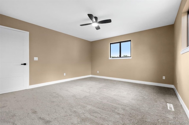 7351 S Marion St, Centennial, CO 80122 - empty room featuring carpet flooring and ceiling fan