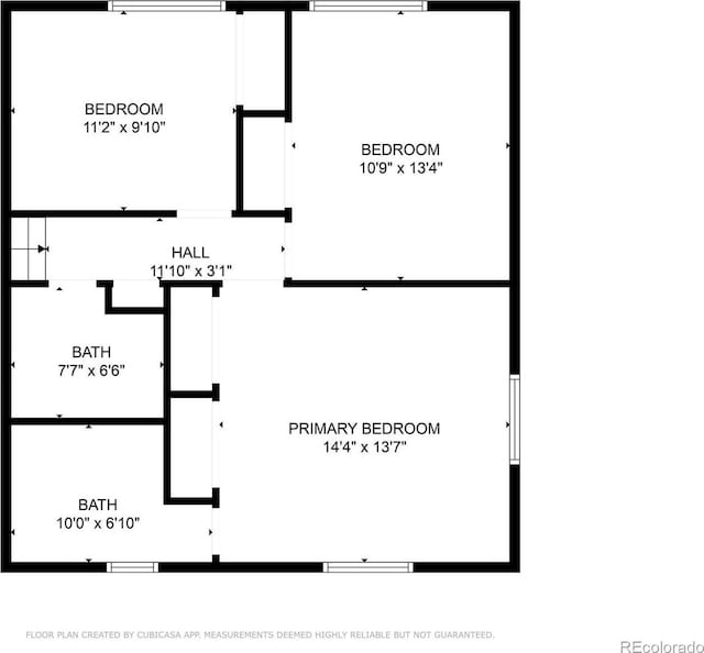 7351 S Marion St, Centennial, CO 80122 - view of floor plan / room layout