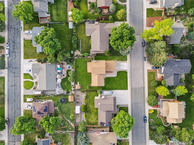 7351 S Marion St, Centennial, CO 80122 - aerial view of property and surrounding area featuring nearby suburban area