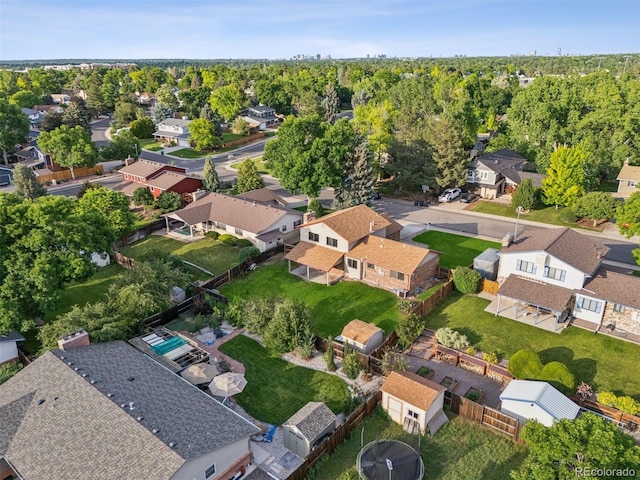 7351 S Marion St, Centennial, CO 80122 - aerial perspective of suburban area