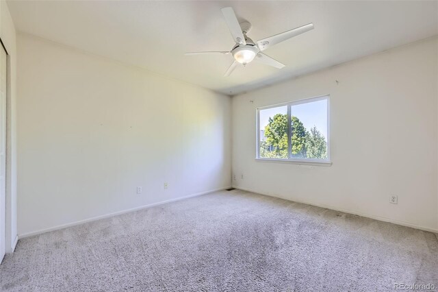 1730 Pear Ct, Brighton, CO 80601 - carpeted empty room with ceiling fan and baseboards