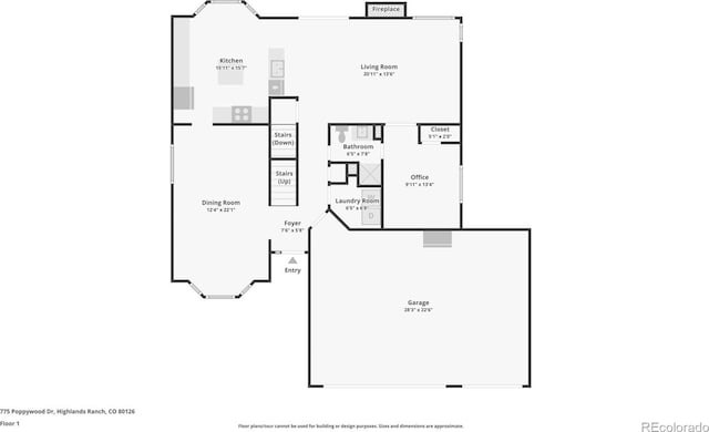 775 Poppywood Dr, Highlands Ranch, CO 80126 - view of room layout