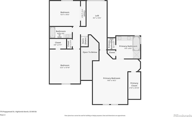775 Poppywood Dr, Highlands Ranch, CO 80126 - view of home floor plan