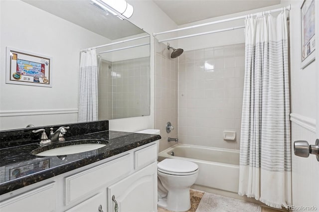 775 Poppywood Dr, Highlands Ranch, CO 80126 - full bathroom featuring shower / tub combo, vanity, and tile patterned flooring