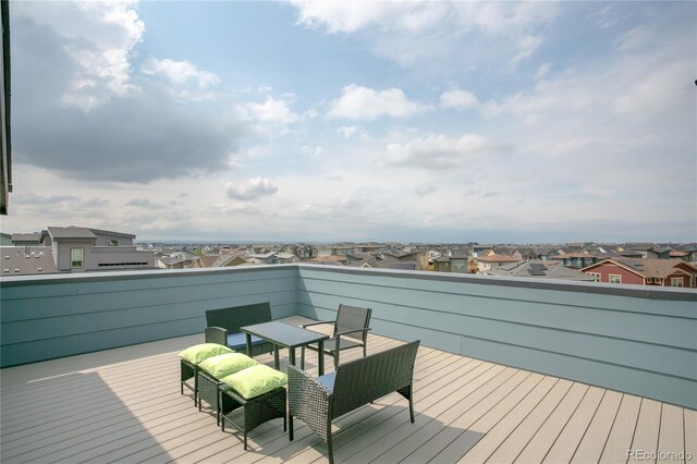 10018 E 62nd Ave, Denver, CO 80238 - wooden terrace featuring a residential view