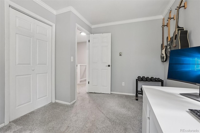 150 Cedar Rd, Evergreen, CO 80439 - office space with carpet floors and crown molding
