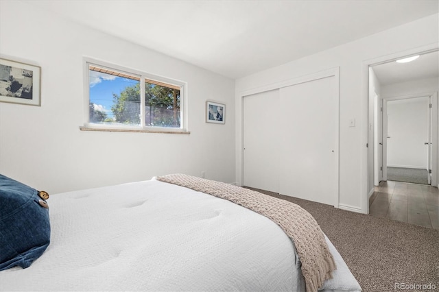 5193 Zinnia St, Arvada, CO 80002 - carpeted bedroom featuring a closet