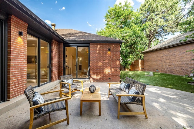 5401 E Dakota Ave Unit 22, Denver, CO 80246 - view of patio featuring an outdoor hangout area