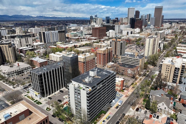 view of city with a mountain view
