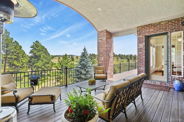 11268 Bell Cross Cir, Parker, CO 80138 - view of wooden deck
