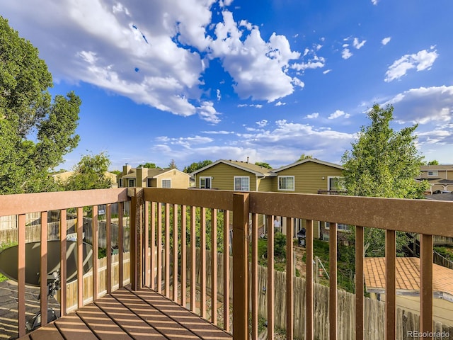5154 E 126th Ct, Thornton, CO 80241 - deck featuring a residential view