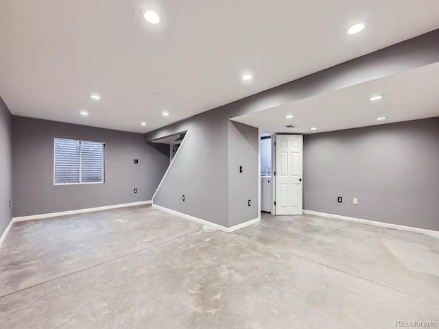 5154 E 126th Ct, Thornton, CO 80241 - finished below grade area with baseboards and recessed lighting