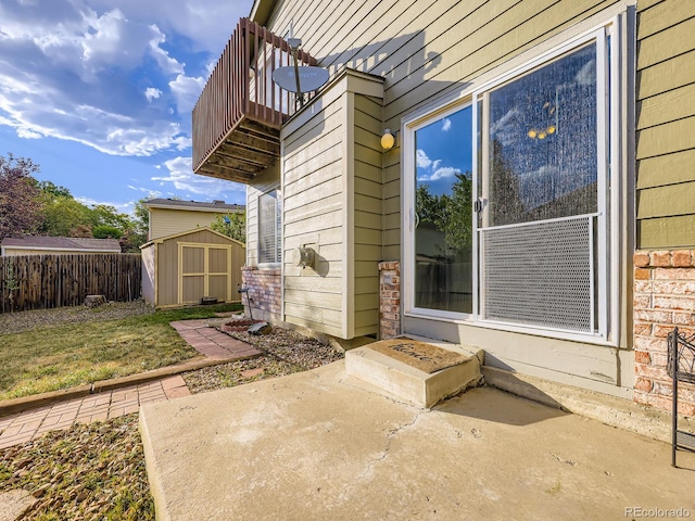5154 E 126th Ct, Thornton, CO 80241 - doorway to property featuring a patio area and a balcony