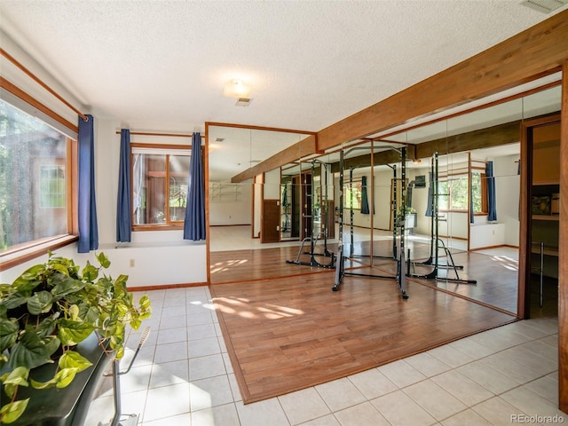 10858 Norton Ave, Conifer, CO 80433 - interior space with a textured ceiling