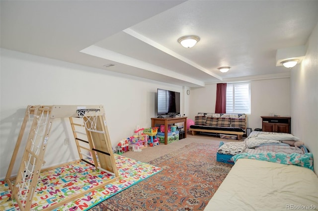 bedroom featuring carpet floors