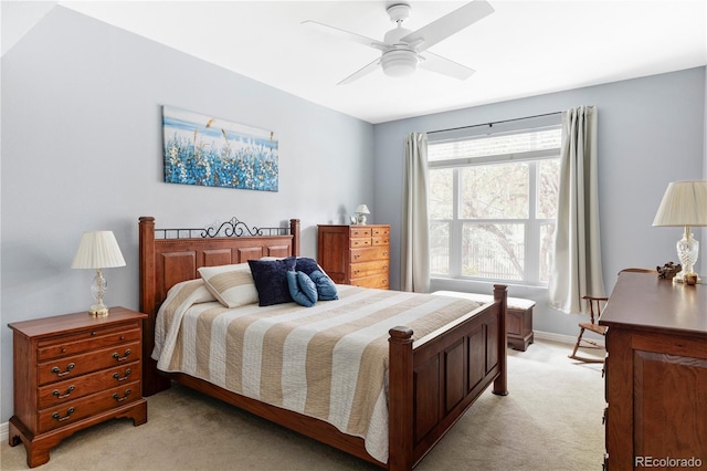 111 S Monroe St Unit B106, Denver, CO 80209 - bedroom featuring light carpet and ceiling fan