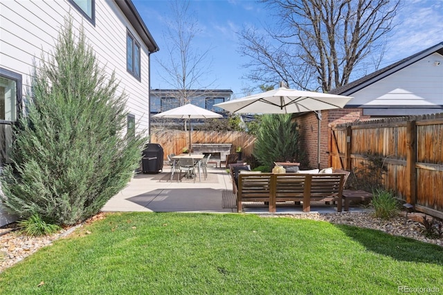 2480 Quitman St, Denver, CO 80212 - view of yard featuring a patio and an outdoor hangout area