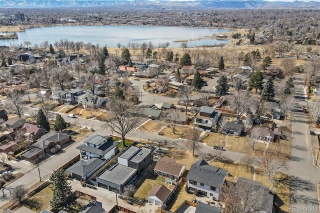 2480 Quitman St, Denver, CO 80212 - aerial view of property's location with a large body of water and nearby suburban area