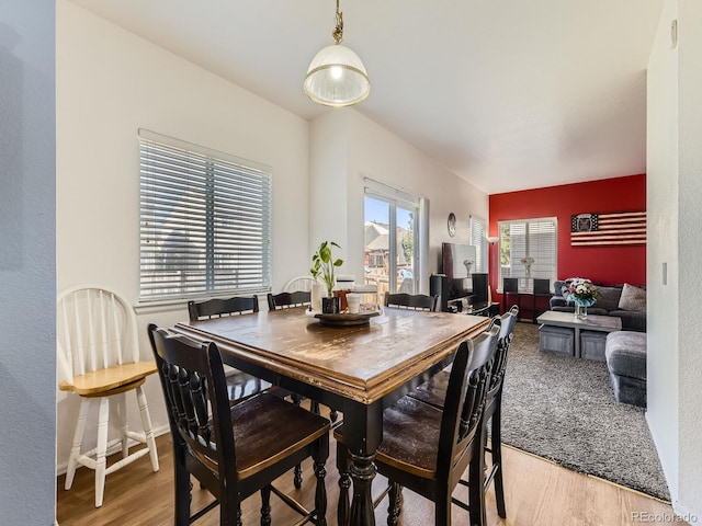 9832 Kenton Cir, Commerce City, CO 80022 - dining room featuring light wood-style flooring