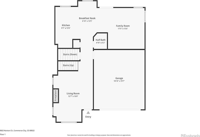 9832 Kenton Cir, Commerce City, CO 80022 - room layout
