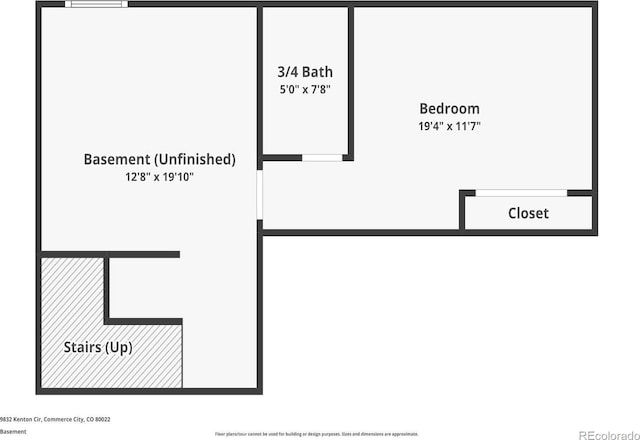 9832 Kenton Cir, Commerce City, CO 80022 - property floor plan
