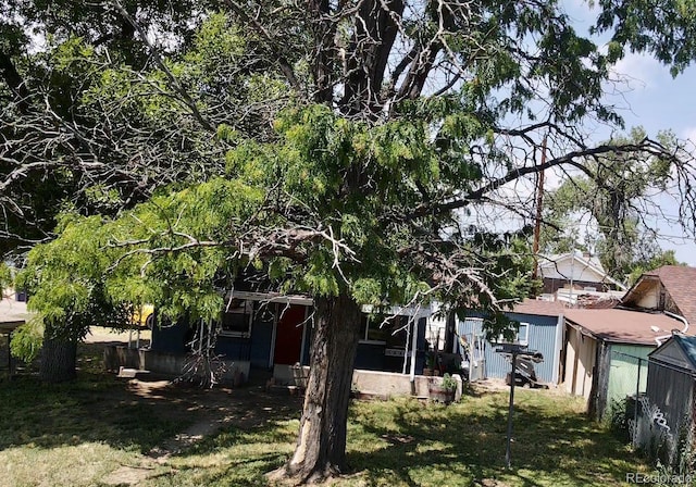 3151 N Elizabeth St, Denver, CO 80205 - back of property with a yard