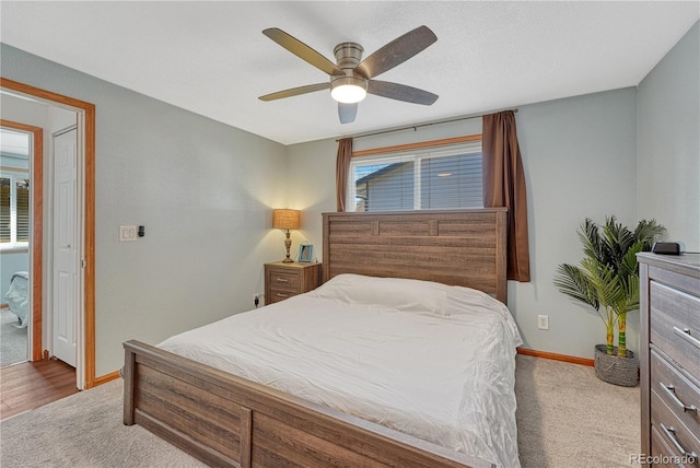 1786 Wintergreen Pl, Loveland, CO 80537 - bedroom with carpet flooring, a ceiling fan, and baseboards