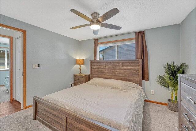 1786 Wintergreen Pl, Loveland, CO 80537 - bedroom featuring ceiling fan, carpet, and baseboards