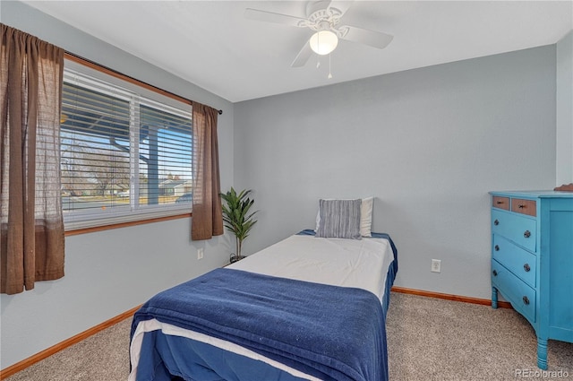 1786 Wintergreen Pl, Loveland, CO 80537 - carpeted bedroom with ceiling fan and baseboards