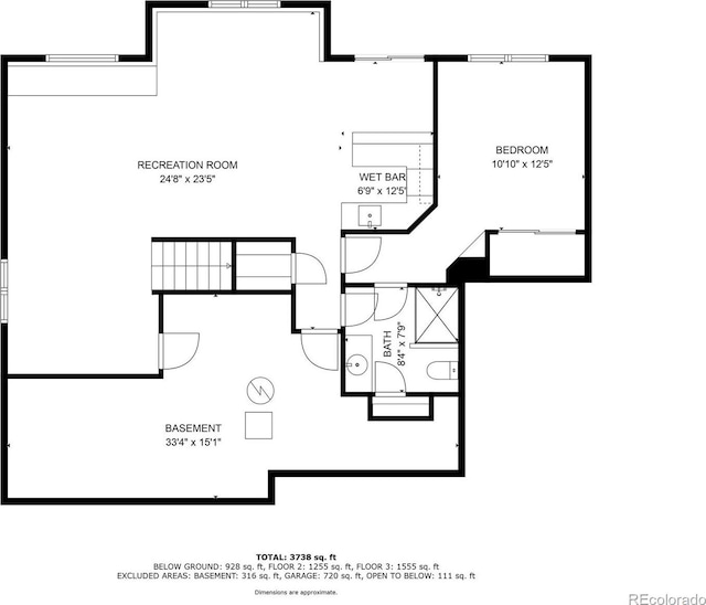 9249 Fox Fire Dr, Highlands Ranch, CO 80129 - view of room layout