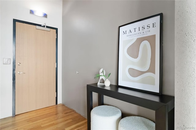 1863 Wazee St Unit 6E, Denver, CO 80202 - entryway featuring wood finished floors