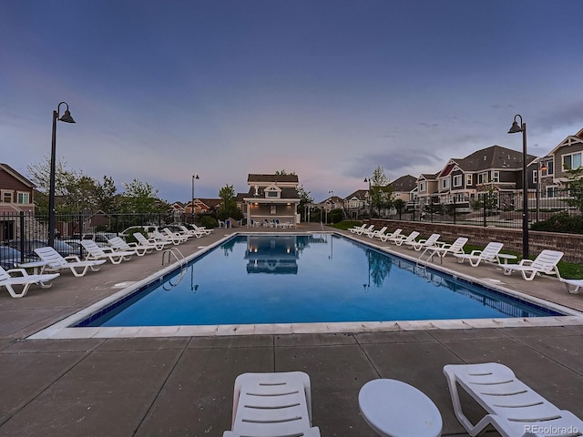 23545 E Platte Dr Unit C, Aurora, CO 80016 - community pool featuring a patio area and a residential view