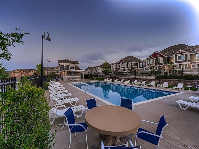 23545 E Platte Dr Unit C, Aurora, CO 80016 - community pool with a residential view and a patio