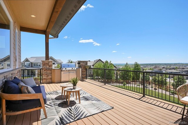 9510 Orion Way, Arvada, CO 80007 - deck featuring an outdoor hangout area
