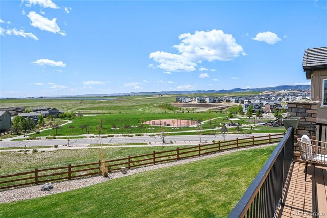 9510 Orion Way, Arvada, CO 80007 - view of yard featuring a mountain view