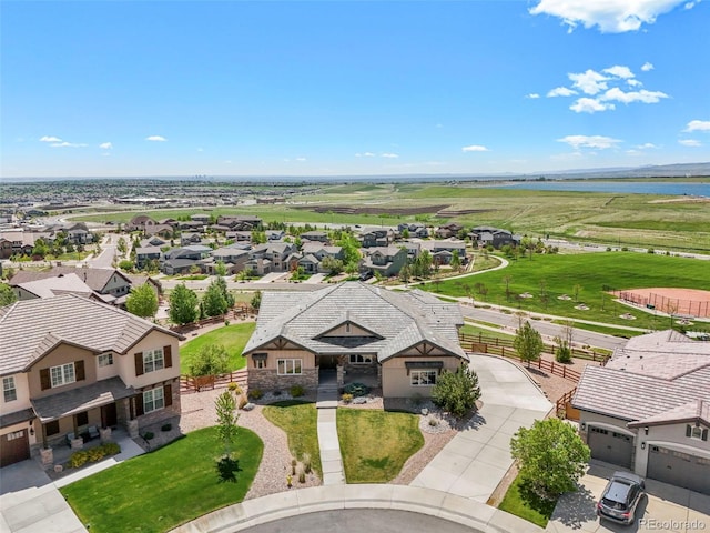 9510 Orion Way, Arvada, CO 80007 - aerial perspective of suburban area featuring a large body of water