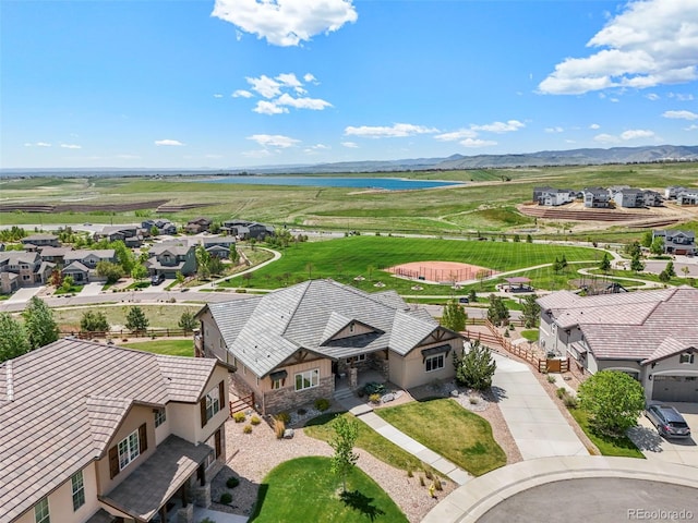 9510 Orion Way, Arvada, CO 80007 - aerial perspective of suburban area featuring a water and mountain view