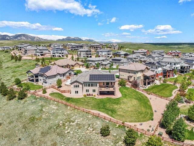 9510 Orion Way, Arvada, CO 80007 - aerial perspective of suburban area with a mountain backdrop