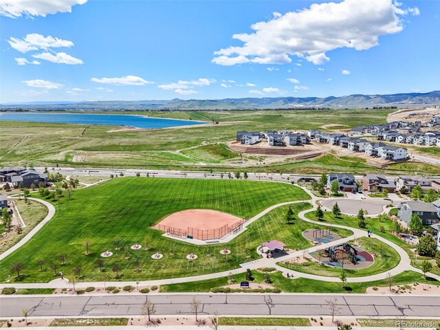 9510 Orion Way, Arvada, CO 80007 - aerial view of residential area with a large body of water