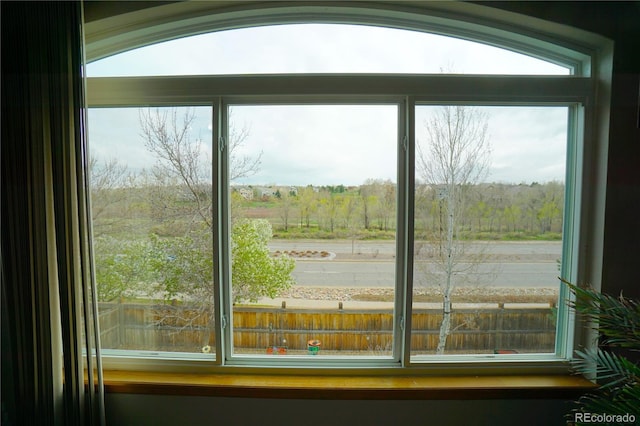view of room details