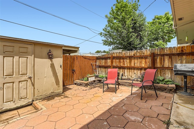8613 Santa Fe Dr, Thornton, CO 80260 - view of patio featuring a grill