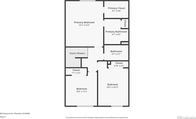 8613 Santa Fe Dr, Thornton, CO 80260 - view of floor plan / room layout