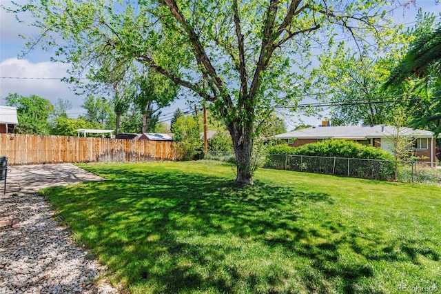 5920 Garrison St, Arvada, CO 80004 - view of yard featuring a patio area