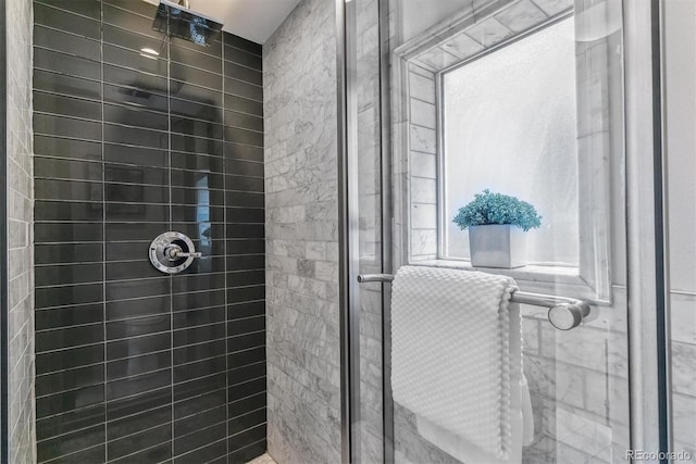 2566 N Emerson St, Denver, CO 80205 - full bath with a shower stall