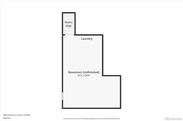 2566 N Emerson St, Denver, CO 80205 - home floor plan