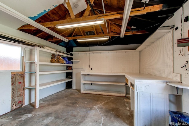 753 S Utica St, Denver, CO 80219 - below grade area with a workshop area